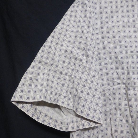 R&R CLASSICS, large 100% cotton, short sleeve button down shirt with pocket, GUC - Picture 4 of 11